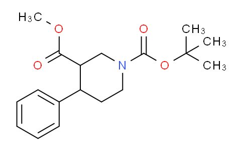 CAS No. 221141-78-2, 1-tert-Butyl 3-methyl 4-phenylpiperidine-1,3-dicarboxylate