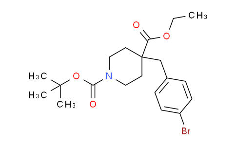 CAS No. 912617-73-3, 1-tert-Butyl 4-ethyl 4-(4-bromobenzyl)piperidine-1,4-dicarboxylate