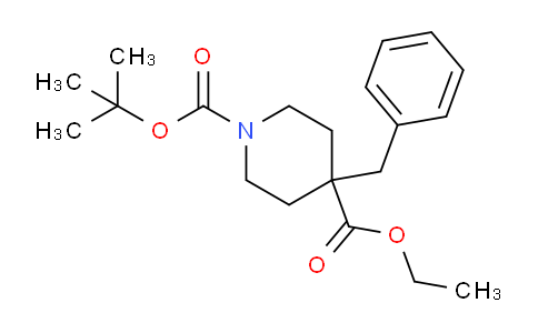 CAS No. 167263-10-7, 1-tert-Butyl 4-ethyl 4-benzylpiperidine-1,4-dicarboxylate