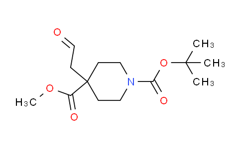 CAS No. 693824-61-2, 1-tert-Butyl 4-methyl 4-(2-oxoethyl)piperidine-1,4-dicarboxylate