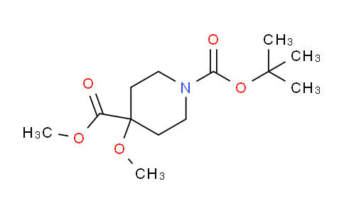 CAS No. 495415-08-2, 1-tert-Butyl 4-methyl 4-methoxypiperidine-1,4-dicarboxylate