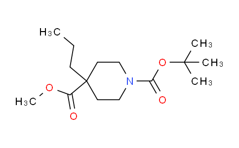 CAS No. 1306738-94-2, 1-tert-Butyl 4-methyl 4-propylpiperidine-1,4-dicarboxylate