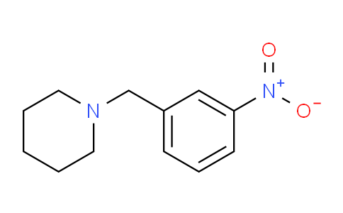 CAS No. 59507-46-9, 1-[(3-Nitrophenyl)methyl]piperidine