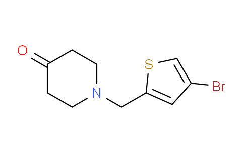 CAS No. 1248674-28-3, 1-[(4-Bromothiophen-2-yl)methyl]piperidin-4-one