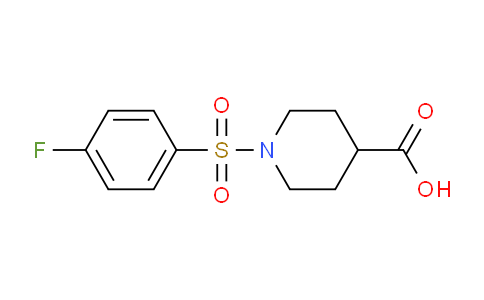 CAS No. 326907-70-4, 1-[(4-Fluorophenyl)sulfonyl]-4-piperidine-carboxylic acid