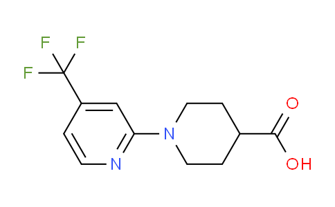 CAS No. 1256792-04-7, 1-[4-(Trifluoromethyl)-2-pyridyl]piperidine-4-carboxylic Acid