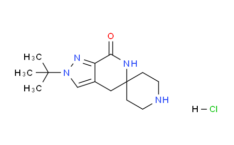 CAS No. 1374258-13-5, 2'-(tert-Butyl)-4',6'-dihydrospiro[piperidine-4,5'-pyrazolo[3,4-c]pyridin]-7'(2'H)-one hydrochloride