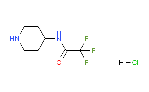 CAS No. 59185-28-3, 2,2,2-Trifluoro-N-(piperidin-4-yl)acetamide hydrochloride