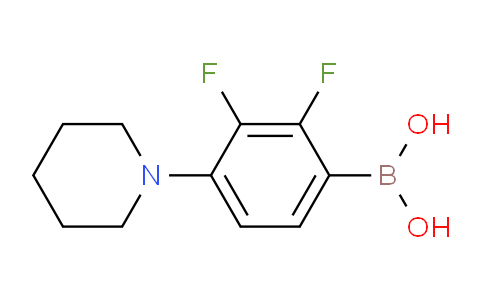 CAS No. 1443380-15-1, 2,3-Difluoro-4-piperidinophenylboronic acid