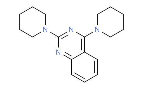 CAS No. 28708-93-2, 2,4-Di(piperidin-1-yl)quinazoline