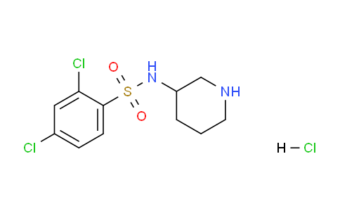 CAS No. 1353958-62-9, 2,4-Dichloro-N-(piperidin-3-yl)benzenesulfonamide hydrochloride