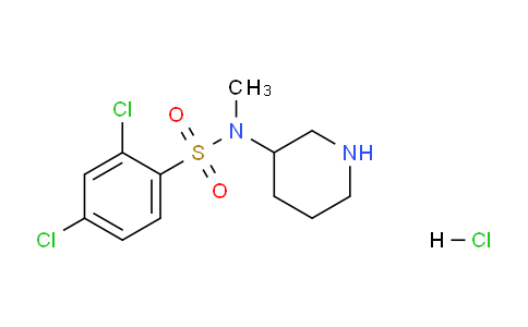 CAS No. 1353947-18-8, 2,4-Dichloro-N-methyl-N-(piperidin-3-yl)benzenesulfonamide hydrochloride