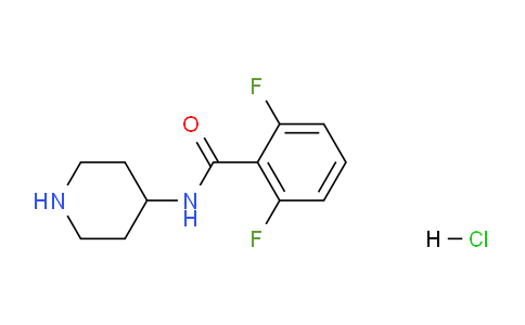 CAS No. 1016497-11-2, 2,6-Difluoro-N-(piperidin-4-yl)benzamide hydrochloride