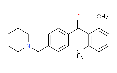 CAS No. 898775-08-1, 2,6-Dimethyl-4'-piperidinomethyl benzophenone