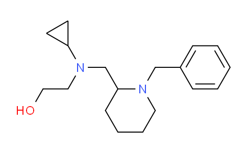 CAS No. 1353984-29-8, 2-(((1-Benzylpiperidin-2-yl)methyl)(cyclopropyl)amino)ethanol