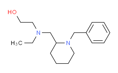 CAS No. 1353960-46-9, 2-(((1-Benzylpiperidin-2-yl)methyl)(ethyl)amino)ethanol