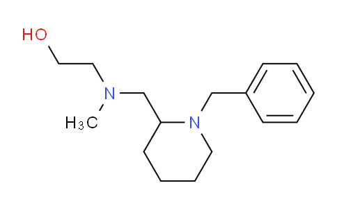 CAS No. 1353974-32-9, 2-(((1-Benzylpiperidin-2-yl)methyl)(methyl)amino)ethanol
