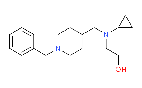 CAS No. 1353981-26-6, 2-(((1-Benzylpiperidin-4-yl)methyl)(cyclopropyl)amino)ethanol