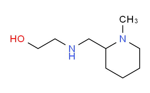 CAS No. 1249701-20-9, 2-(((1-Methylpiperidin-2-yl)methyl)amino)ethanol
