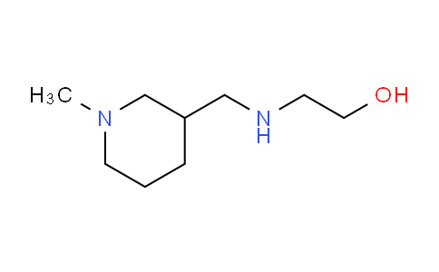 CAS No. 1247694-08-1, 2-(((1-Methylpiperidin-3-yl)methyl)amino)ethanol