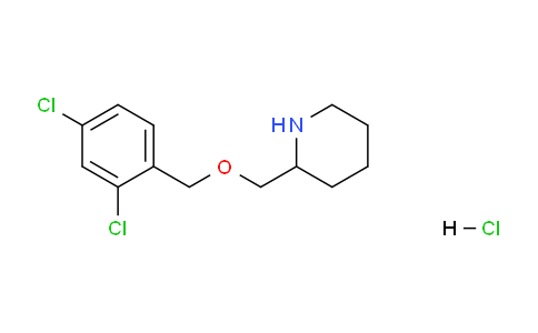DY634552 | 1289388-26-6 | 2-(((2,4-Dichlorobenzyl)oxy)methyl)piperidine hydrochloride