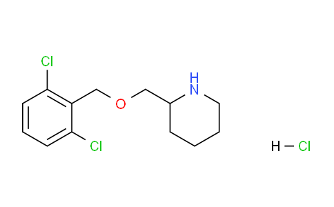 CAS No. 1289388-40-4, 2-(((2,6-Dichlorobenzyl)oxy)methyl)piperidine hydrochloride