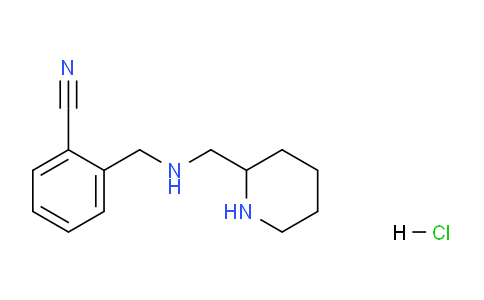CAS No. 1289384-68-4, 2-(((Piperidin-2-ylmethyl)amino)methyl)benzonitrile hydrochloride
