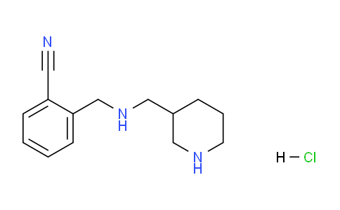 CAS No. 1353946-10-7, 2-(((Piperidin-3-ylmethyl)amino)methyl)benzonitrile hydrochloride