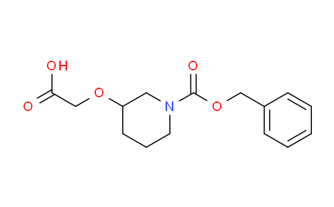 CAS No. 881656-67-3, 2-((1-((Benzyloxy)carbonyl)piperidin-3-yl)oxy)acetic acid