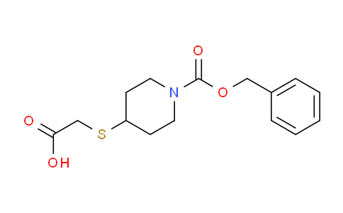 CAS No. 1353959-39-3, 2-((1-((Benzyloxy)carbonyl)piperidin-4-yl)thio)acetic acid