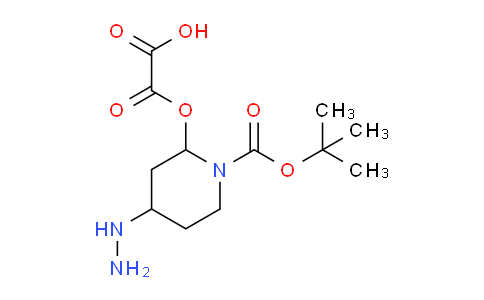 CAS No. 1956382-19-6, 2-((1-(tert-Butoxycarbonyl)-4-hydrazinylpiperidin-2-yl)oxy)-2-oxoacetic acid