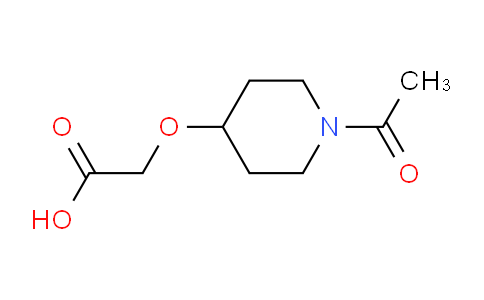 CAS No. 1342430-17-4, 2-((1-Acetylpiperidin-4-yl)oxy)acetic acid