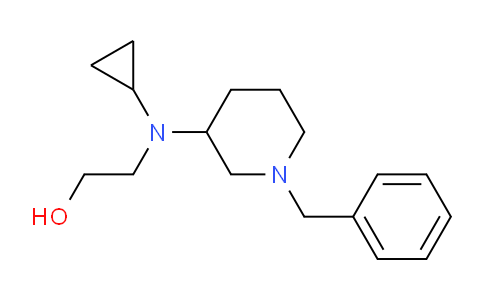 CAS No. 1353960-58-3, 2-((1-Benzylpiperidin-3-yl)(cyclopropyl)amino)ethanol