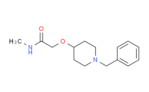 CAS No. 902836-98-0, 2-((1-Benzylpiperidin-4-yl)oxy)-N-methylacetamide
