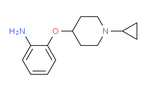 CAS No. 1708380-57-7, 2-((1-Cyclopropylpiperidin-4-yl)oxy)aniline