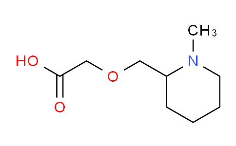 CAS No. 1083246-11-0, 2-((1-Methylpiperidin-2-yl)methoxy)acetic acid