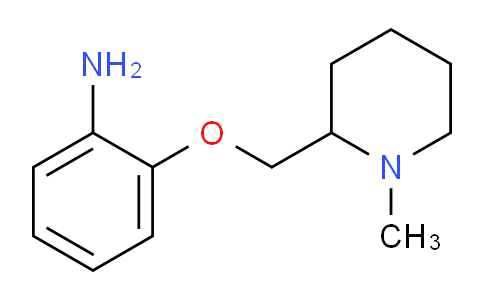 CAS No. 869945-94-8, 2-((1-Methylpiperidin-2-yl)methoxy)aniline