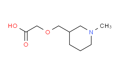 CAS No. 1353986-25-0, 2-((1-Methylpiperidin-3-yl)methoxy)acetic acid