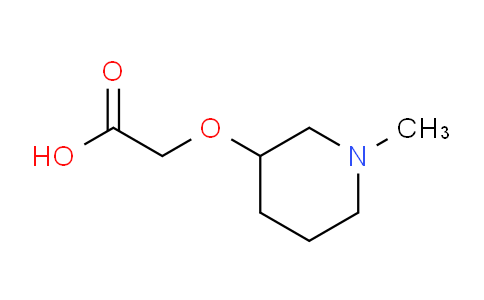 CAS No. 933842-48-9, 2-((1-Methylpiperidin-3-yl)oxy)acetic acid