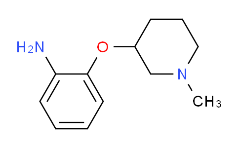 CAS No. 1707393-34-7, 2-((1-Methylpiperidin-3-yl)oxy)aniline