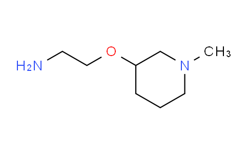 CAS No. 1353969-91-1, 2-((1-Methylpiperidin-3-yl)oxy)ethanamine