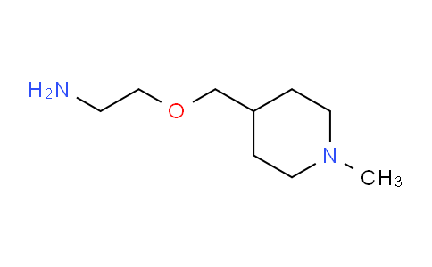CAS No. 1353957-28-4, 2-((1-Methylpiperidin-4-yl)methoxy)ethanamine