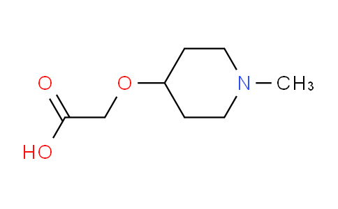CAS No. 1225227-25-7, 2-((1-Methylpiperidin-4-yl)oxy)acetic acid