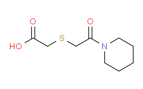 CAS No. 436087-13-7, 2-((2-Oxo-2-(piperidin-1-yl)ethyl)thio)acetic acid
