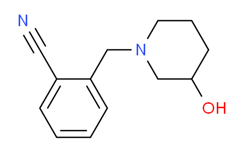 CAS No. 1223419-02-0, 2-((3-Hydroxypiperidin-1-yl)methyl)benzonitrile