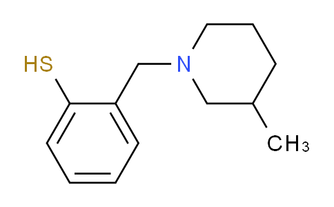 CAS No. 1443350-97-7, 2-((3-Methylpiperidin-1-yl)methyl)benzenethiol