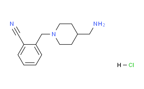 CAS No. 1353959-40-6, 2-((4-(Aminomethyl)piperidin-1-yl)methyl)benzonitrile hydrochloride