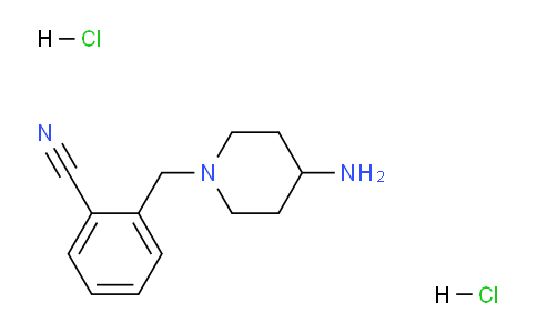 CAS No. 1286273-00-4, 2-((4-Aminopiperidin-1-yl)methyl)benzonitrile dihydrochloride