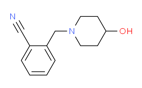 CAS No. 887593-76-2, 2-((4-Hydroxypiperidin-1-yl)methyl)benzonitrile