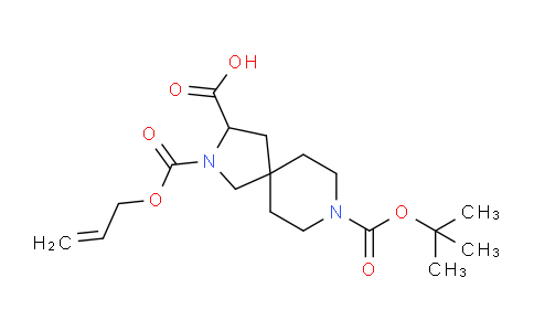 CAS No. 1250991-77-5, 2-((Allyloxy)carbonyl)-8-(tert-butoxycarbonyl)-2,8-diazaspiro[4.5]decane-3-carboxylic acid